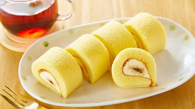 切れてるロールケーキ(プリンクリーム) 5枚入（税込108円）
