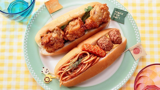 からあげこっぺ(税込214円)/お子様ランチ風こっぺ（税込157円）