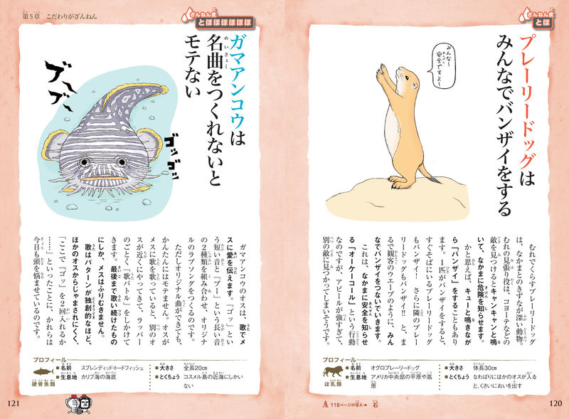 『さらにざんねんないきもの事典』（高橋書店）