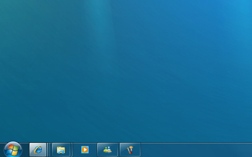 Windows 7ではいくらウィンドウを開いてもタスクバーはすっきり。ウィンドウがまとめられているアイコンにマウスカーソルを合わせると、そのアプリケーションで開いているウィンドウの縮小画面がポップアップで表示されます