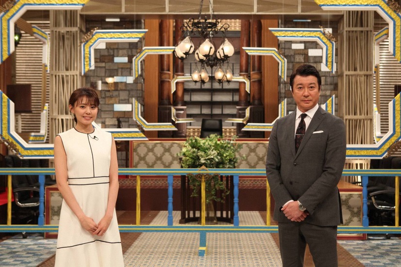 左から）宮澤智(フジテレビアナウンサー)、加藤浩次（C）フジテレビ
