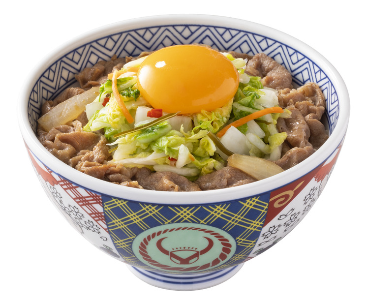 【吉野家】おしんこ月見つゆぬき牛丼