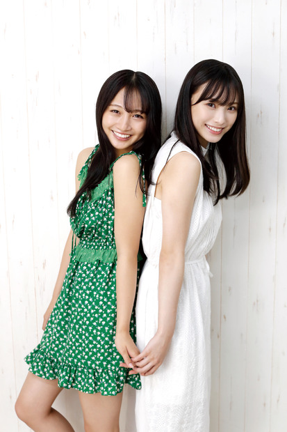 梅山恋和＆山本彩加（NMB48）　（C）東京ニュース通信社