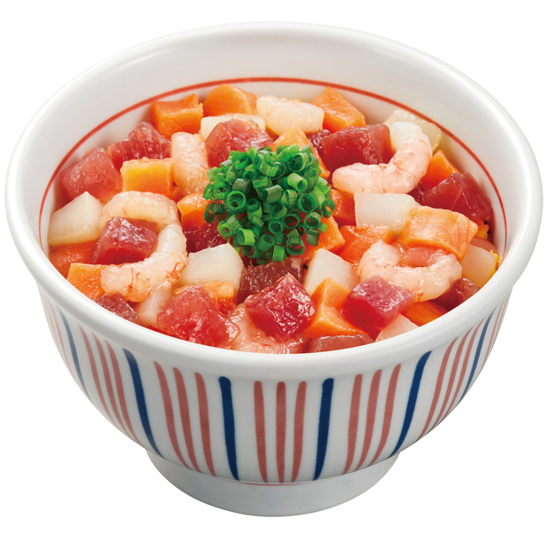 なか卯「海鮮丼」豪快盛