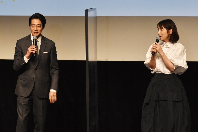 堤真一、石田ゆり子【撮影：こじへい】