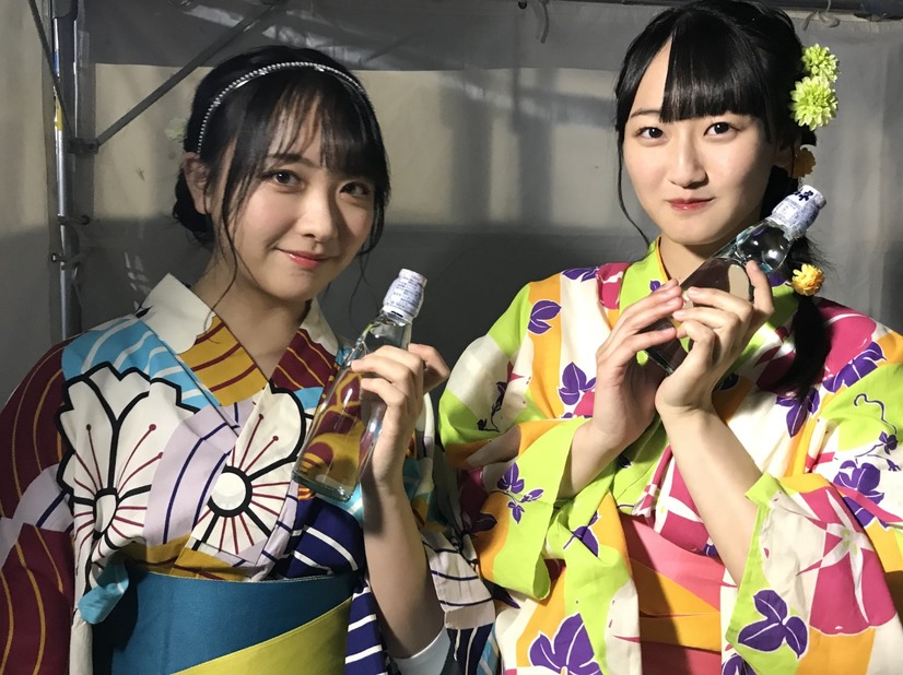 STU48・石田千穂＆信濃宙花 （C）STU