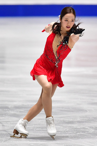 本田真凜 (Photo by Atsushi Tomura/Getty Images)
