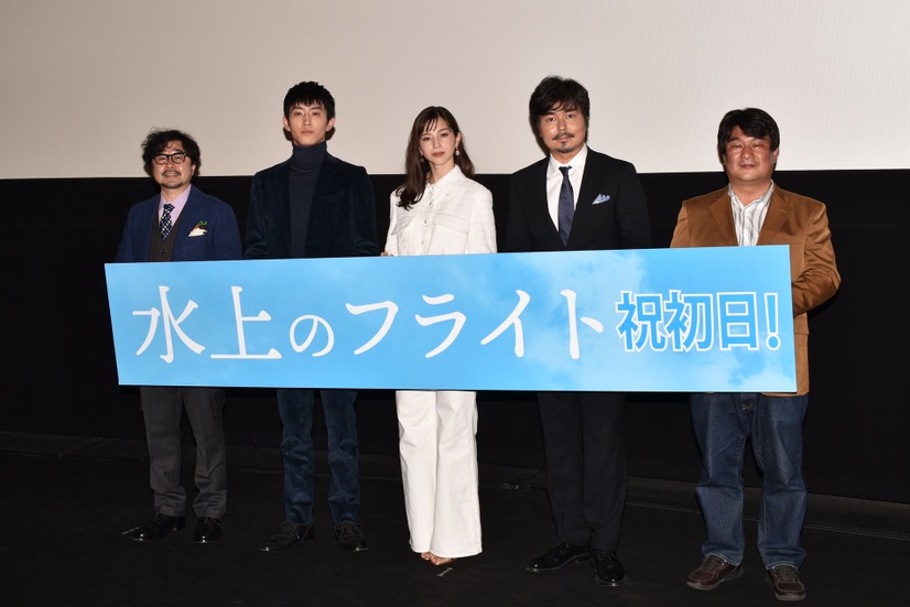 兼重淳監督、杉野遥亮、中条あやみ、小澤征悦、土橋章広氏【撮影：こじへい】