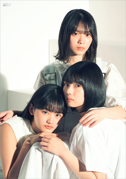 『B.L.T.2021年1月号』ローソンエンタテインメント購入特典両面ポスター【櫻坂46・森田ひかる、藤吉夏鈴、山崎天】　（C）東京ニュース通信社