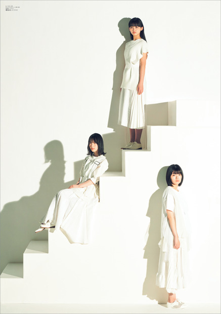 『B.L.T.2021年1月号』ローソンエンタテインメント購入特典両面ポスター【櫻坂46・森田ひかる、藤吉夏鈴、山崎天】　（C）東京ニュース通信社