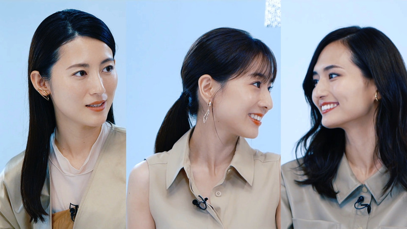 福田彩乃、田中みな実、山賀琴子（C）AMUSE INC.