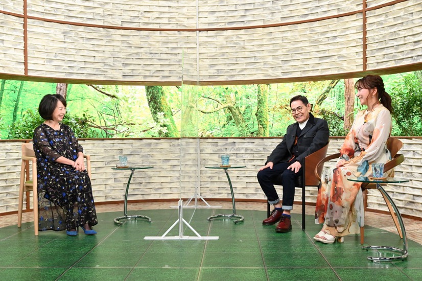 阿川佐和子、加藤茶、綾菜夫妻(C)MBS