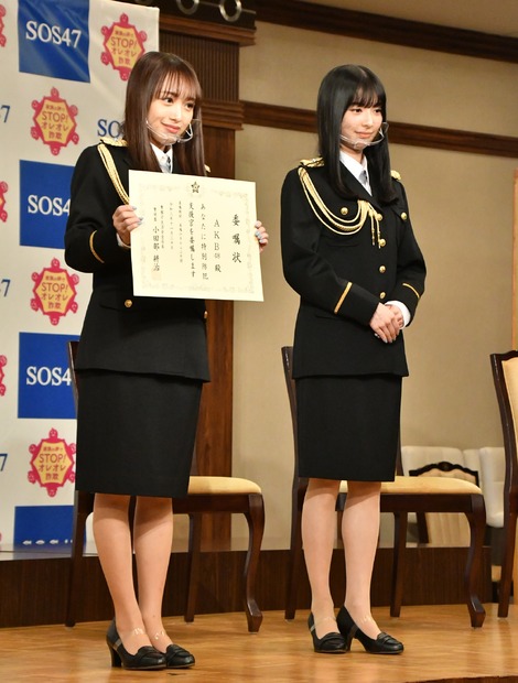 AKB48向井地美音、武藤十夢【写真：竹内みちまろ】