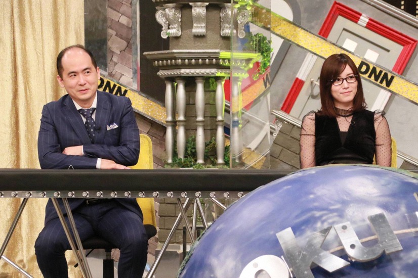 左から）斎藤司、松井珠理奈（C）フジテレビ