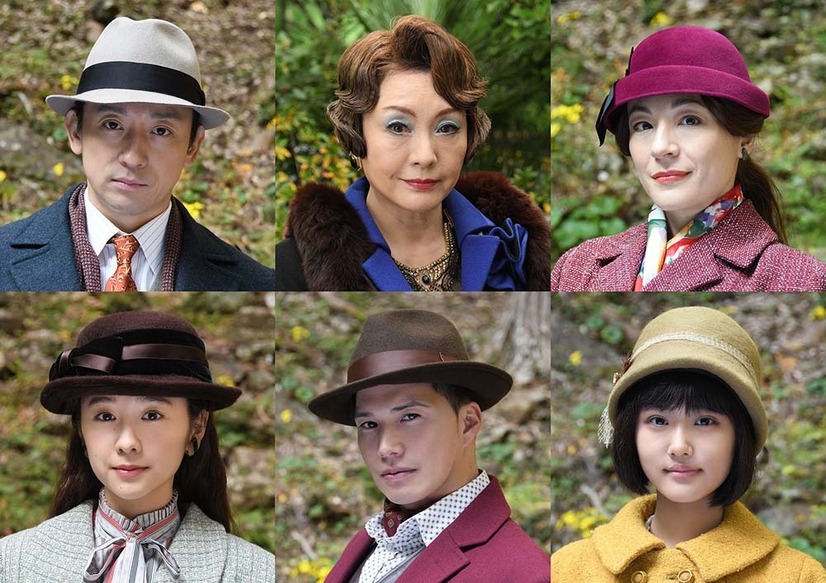 上段左から）山本耕史、松坂慶子、シルビア・グラブ、下段左から）堀田真由、市原隼人、原菜乃華