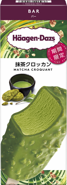 ハーゲンダッツ、“抹茶づくし”のバー「抹茶クロッカン」新発売