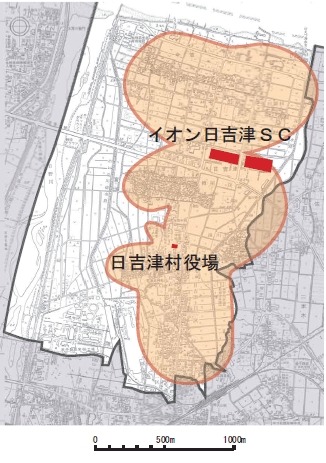 実験放送のカバーエリア（目安）
