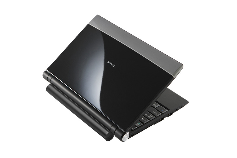「SOTEC DC101BP」（リッチブラック）背面