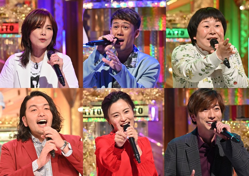 上段左から）相川七瀬、川畑要、大島美幸　下段左から）盛山晋太郎、小島瑠璃子、河合郁人（C）フジテレビ