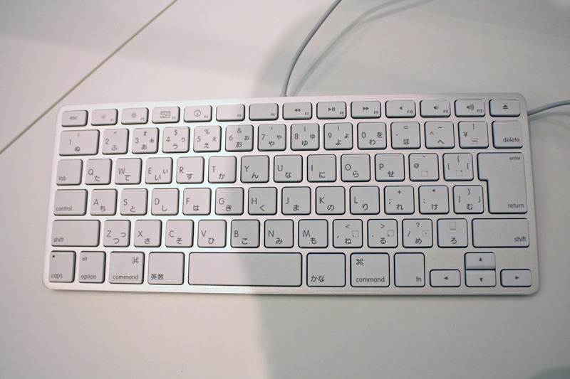 10キーを省いたコンパクトタイプのキーボード