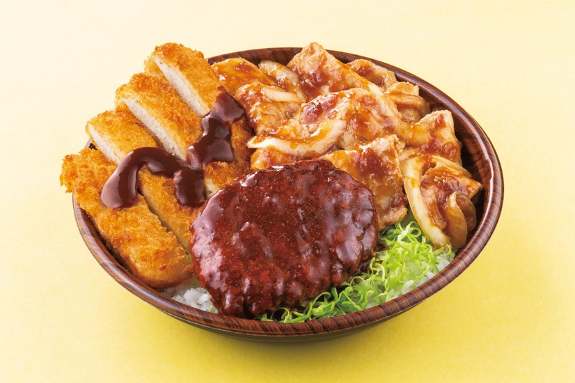 オリジン弁当が“肉の日”企画！ボリューム満点「肉トリプル丼」