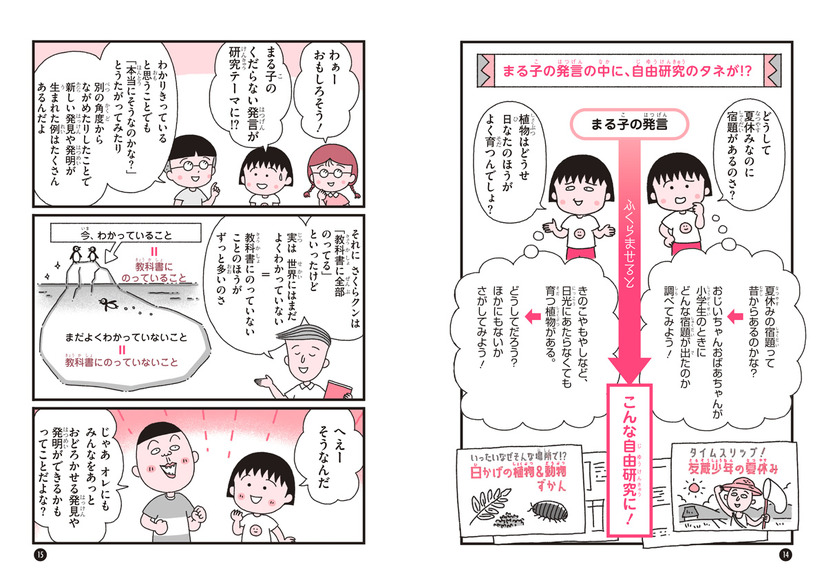 『ちびまる子ちゃんの自由研究』（集英社）（c）さくらプロダクション