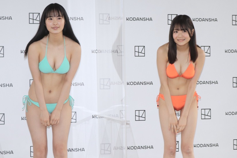 内藤花恋、亀山キラリ【撮影：浜瀬将樹】