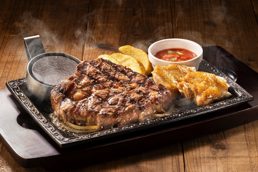 ウルグアイ産 厚切りビーフステーキ（約250g）チキングリル（2個）