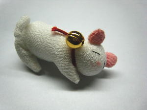 ちりめんねこ（お昼寝バージョンII）