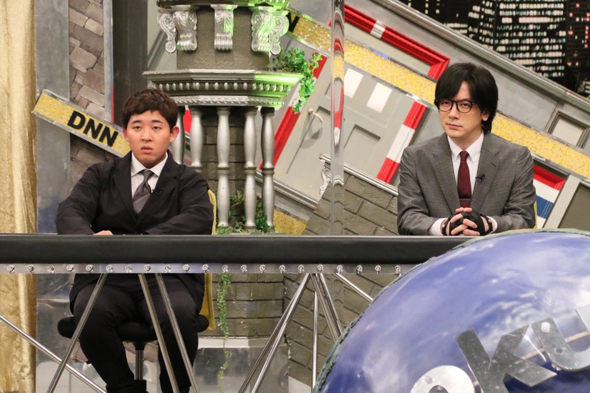 左から）後藤拓実（四千頭身）、DAIGO（C）フジテレビ