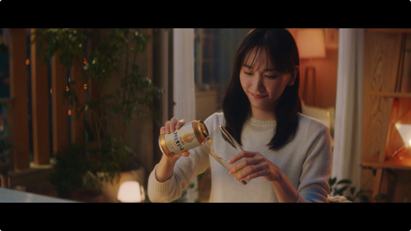 新垣結衣、ビールCM初出演「おつかれ生です！」