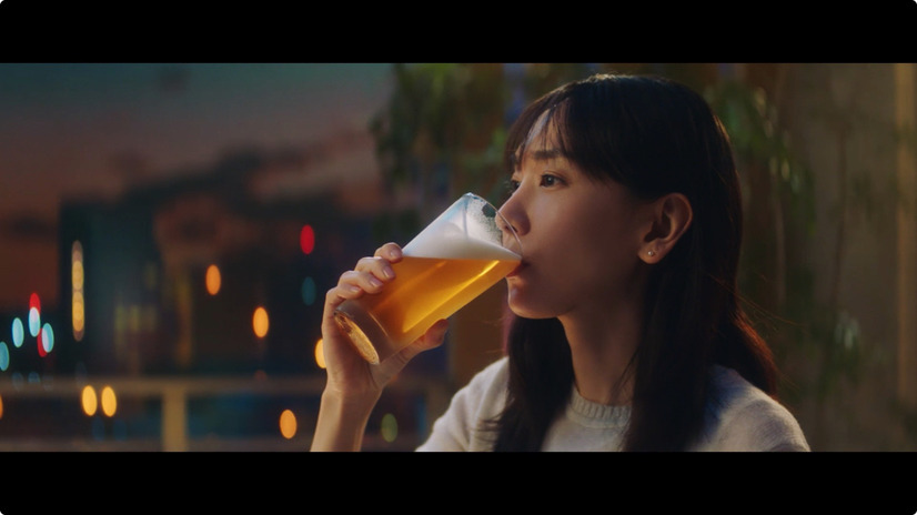 新垣結衣、ビールCM初出演「おつかれ生です！」