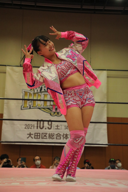 渡辺未詩選手（C）東京女子プロレス