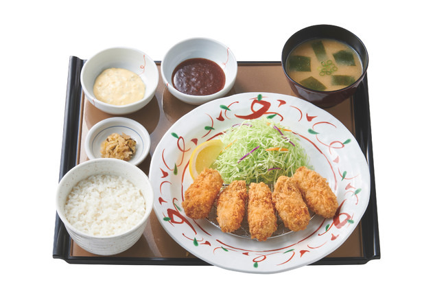 やよい軒、「かきフライ」4種の定食10月5日発売