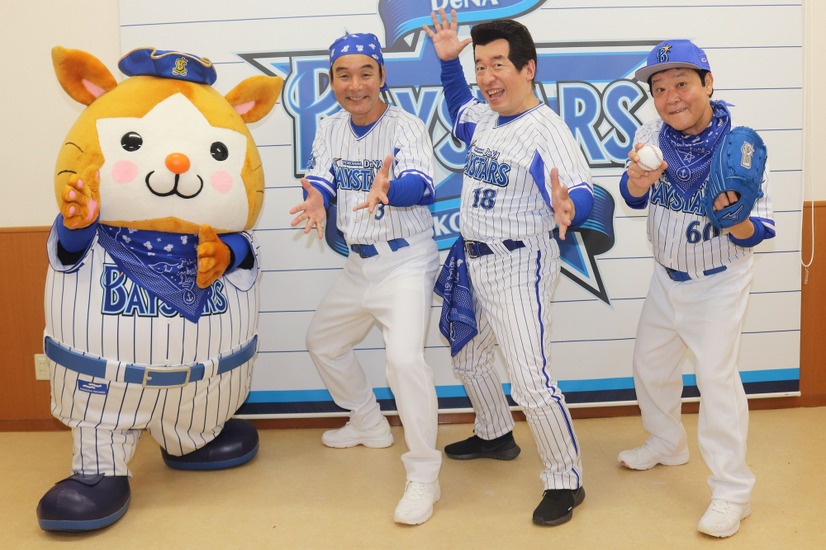 DB.スターマンとダチョウ倶楽部（肥後克広、寺門ジモン、上島竜兵）【撮影：浜瀬将樹】
