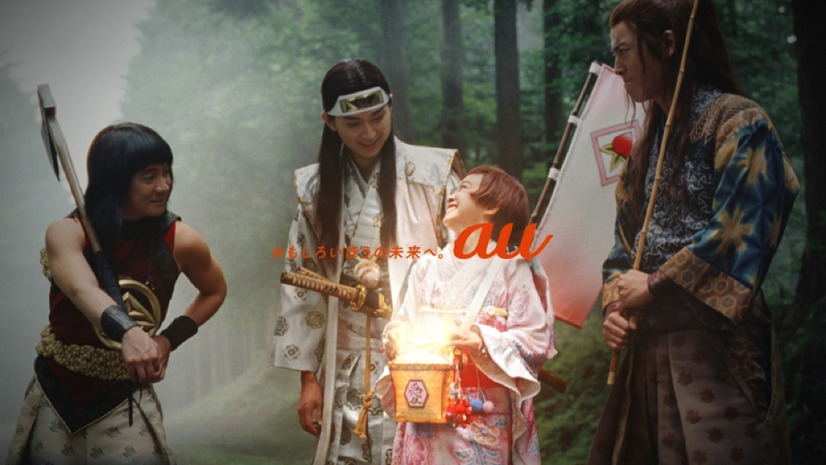 au「三太郎」シリーズに新作！“桃姫”村山輝星が“桃太郎”松田翔太に鋭い指摘