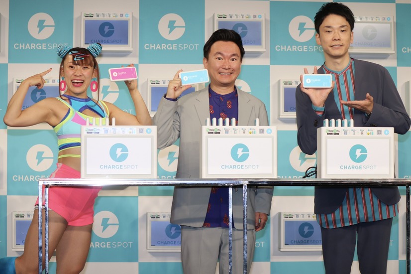 フワちゃん、かまいたち（山内健司、濱家隆一）【撮影：浜瀬将樹】