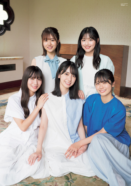 「B.L.T.2021年12月号」別冊付録：金村美玖＆河田陽菜＆丹生明里＆松田好花＆渡邉美穂（日向坂46）両面超ビッグポスター