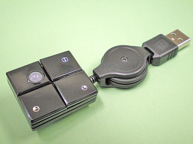 指先操作のミニミニUSBトラックボール