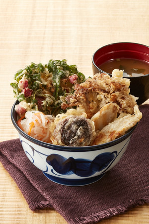 冬野菜の天丼