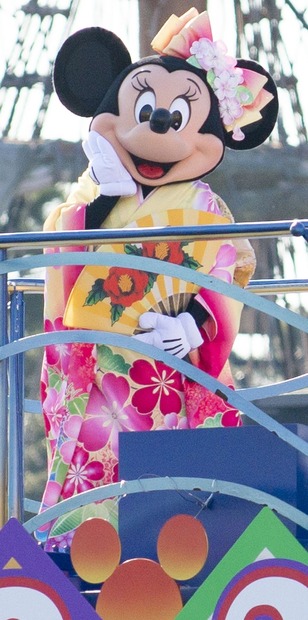 東京ディズニーランドに登場する和服姿の ミニーマウス(イメージ)（C）ディズニー