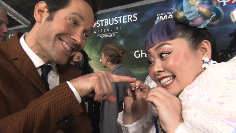 『ゴーストバスターズ』ポール・ラッド＆渡辺直美２