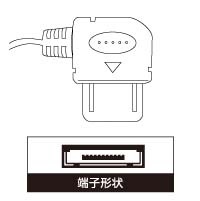 平型ジャックを搭載した携帯電話用