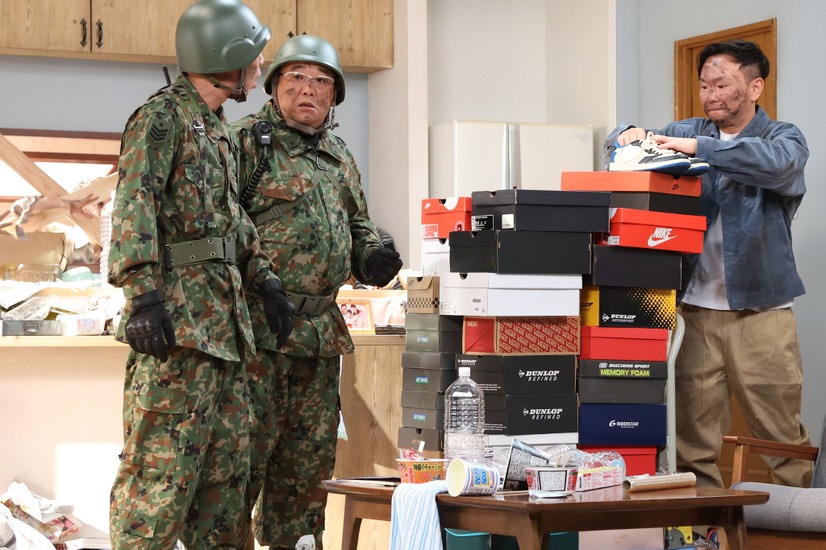 バイきんぐ小峠＆サンドウィッチマン伊達＆かまいたち山内（C）フジテレビ
