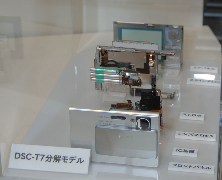 DSC-T7の分解モデル