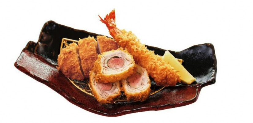 明太重ねかつとヒレかつ膳