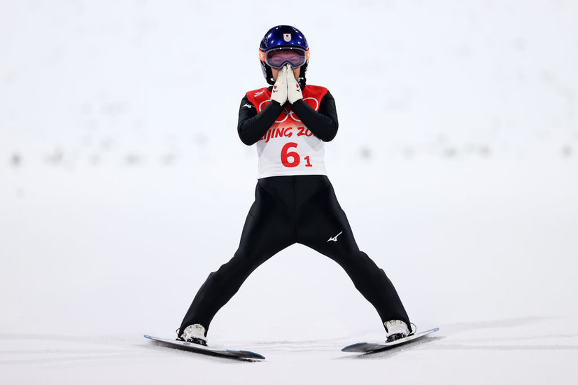 高梨沙羅選手 (Photo by Cameron Spencer/Getty Images)