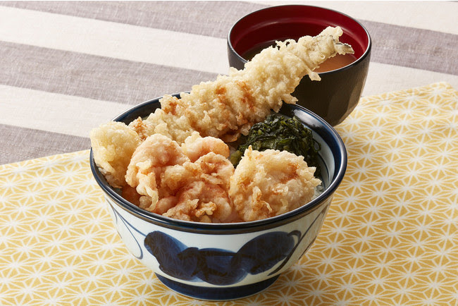 ごちそう天丼（春）（広島菜付）