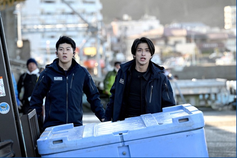 （左から）有輝（土佐兄弟）、横浜流星『DCU』(TBS)