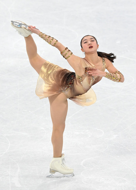 坂本花織 (Photo by Justin Setterfield/Getty Images)